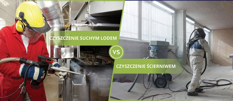 Czyszczenie suchym lodem, a alternatywne metody mycia przemysłowego