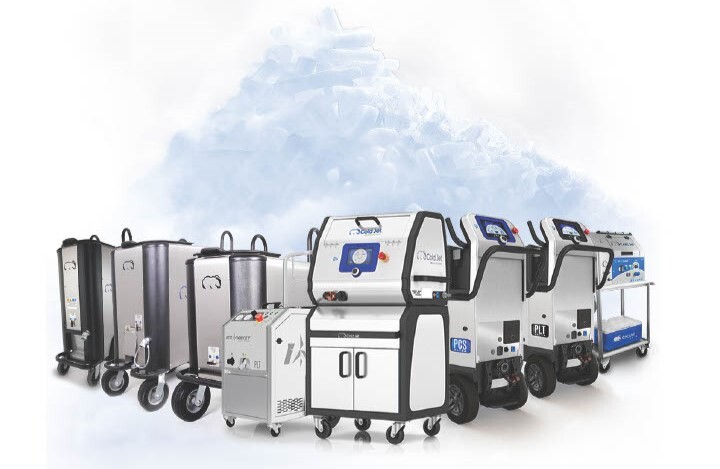 Cold Jet portfolio maszyn do czyszczenia suchym lodem